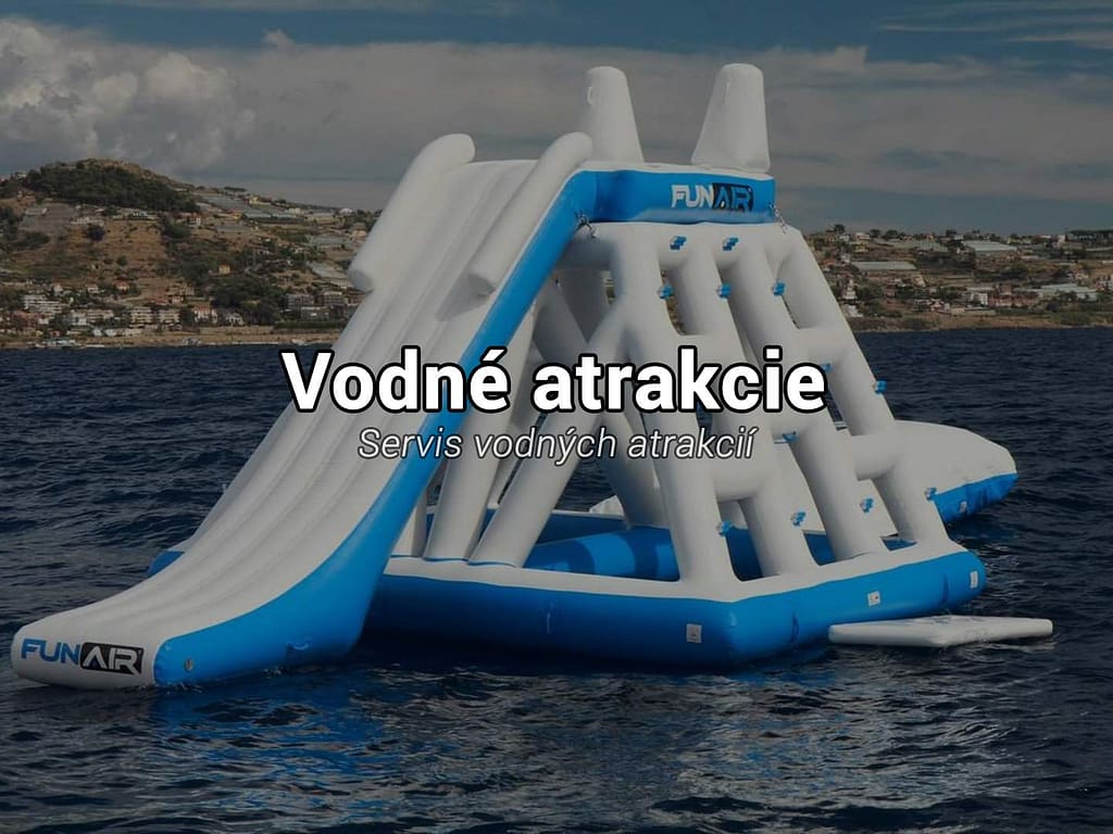 Vodné atrakcie - servis